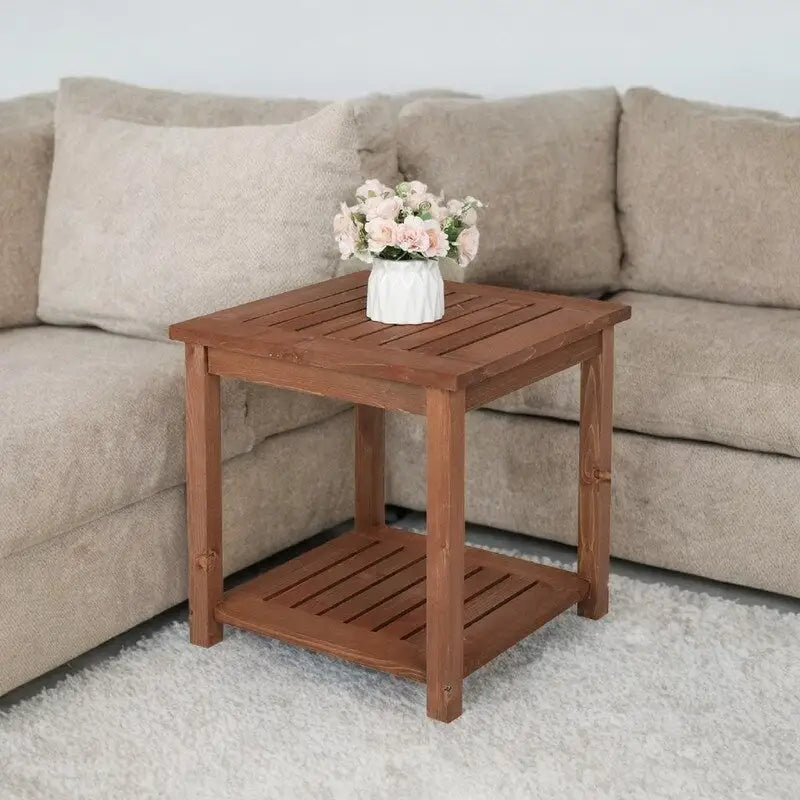 Table d'appoint/basse d'extérieur en sapin