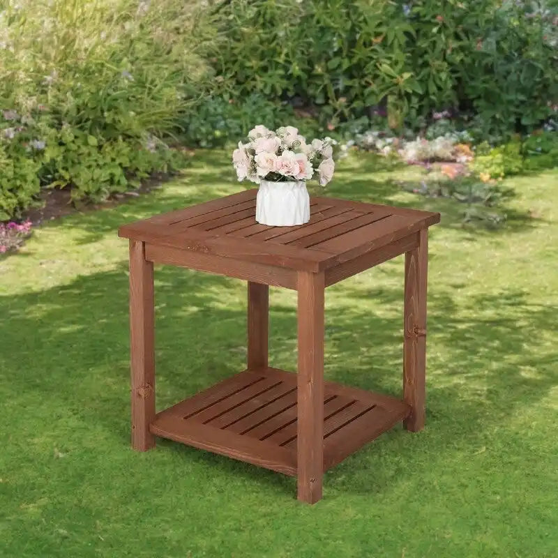 Table d'appoint/basse d'extérieur en sapin