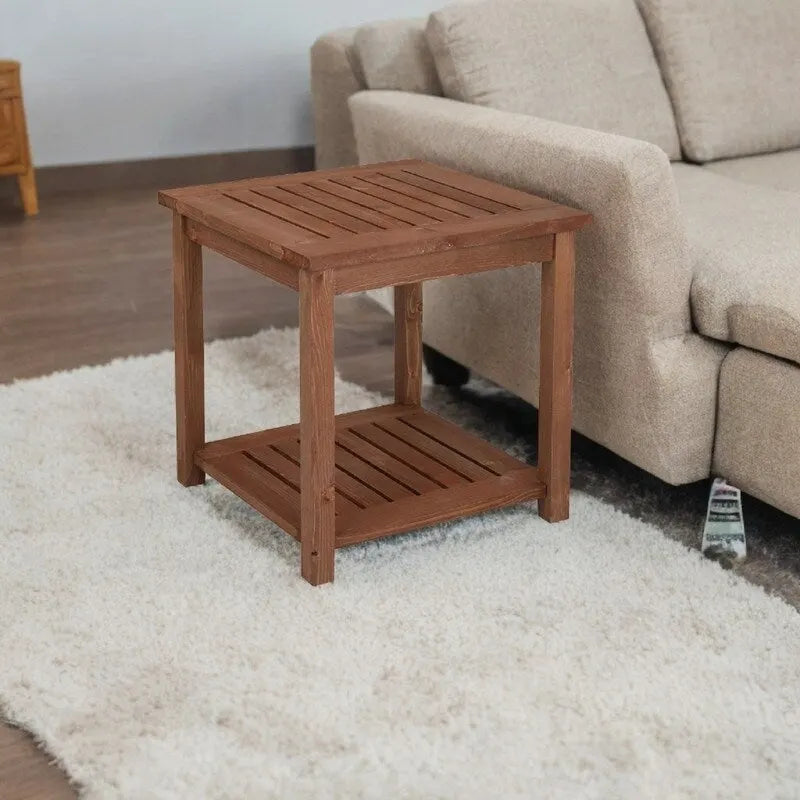 Table d'appoint/basse d'extérieur en sapin