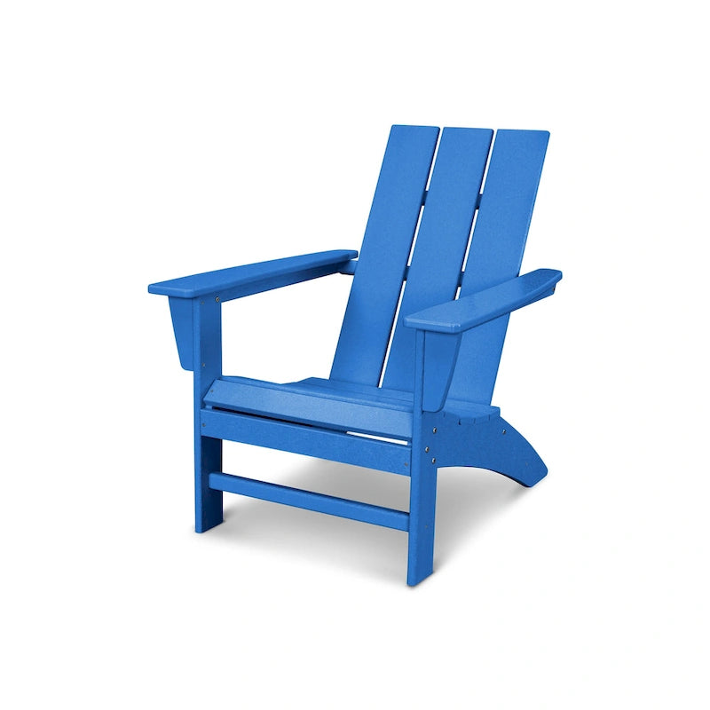 Chaise Adirondack moderne d'extérieur POLYWOOD