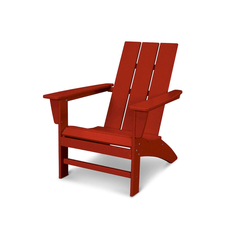 Chaise Adirondack moderne d'extérieur POLYWOOD