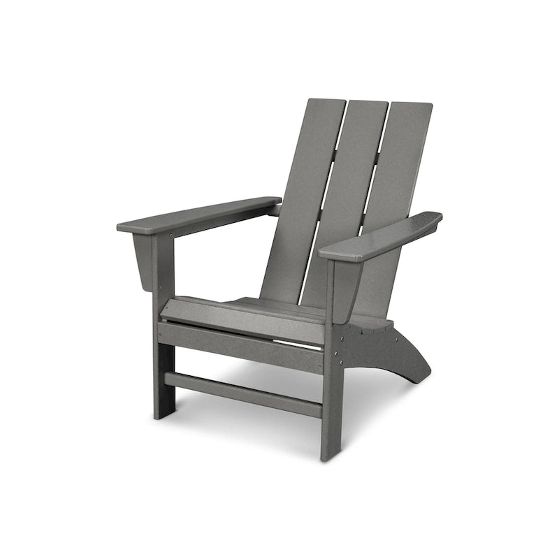 Chaise Adirondack moderne d'extérieur POLYWOOD