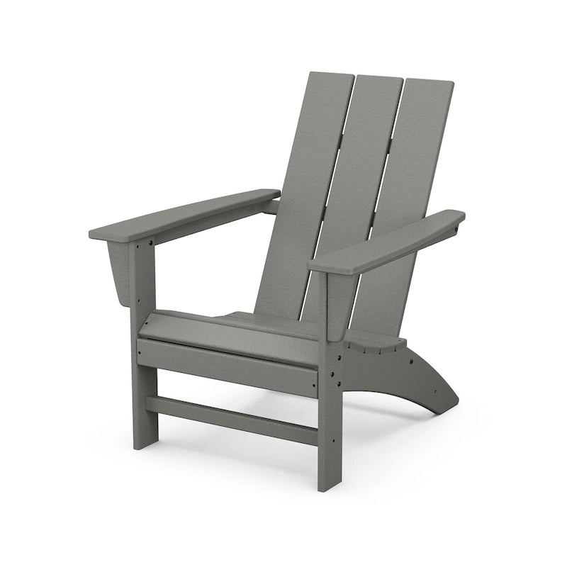 Chaise Adirondack moderne d'extérieur POLYWOOD