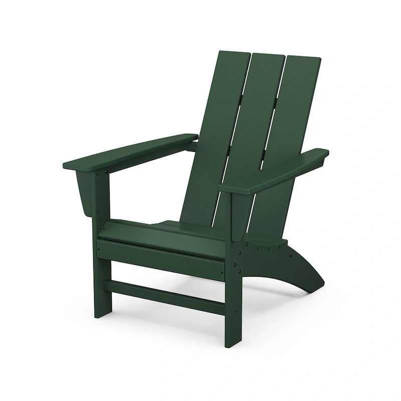 Chaise Adirondack moderne d'extérieur POLYWOOD
