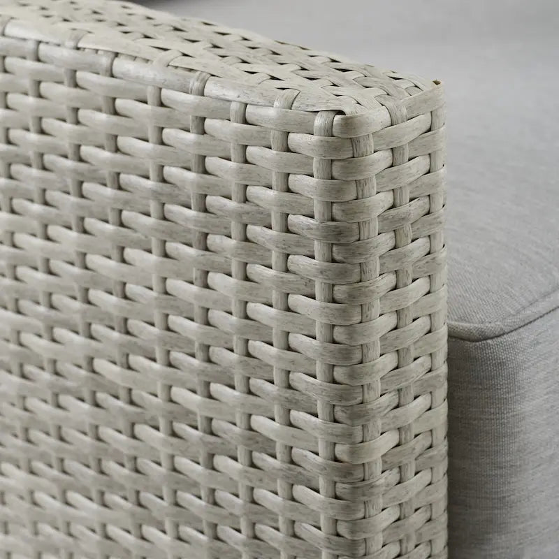 Ensemble de canapé 3 pièces en osier d'extérieur Crosley Capella - 33H x 80W x 132P