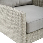 Ensemble de canapé 3 pièces en osier d'extérieur Crosley Capella - 33H x 80W x 132P