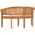 Banc double de jardin et de terrasse en teck Chic Teak Peanut
