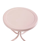 Table d'appoint rétro en métal Crosley rose