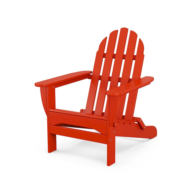 Chaise Adirondack pliante classique d'extérieur POLYWOOD