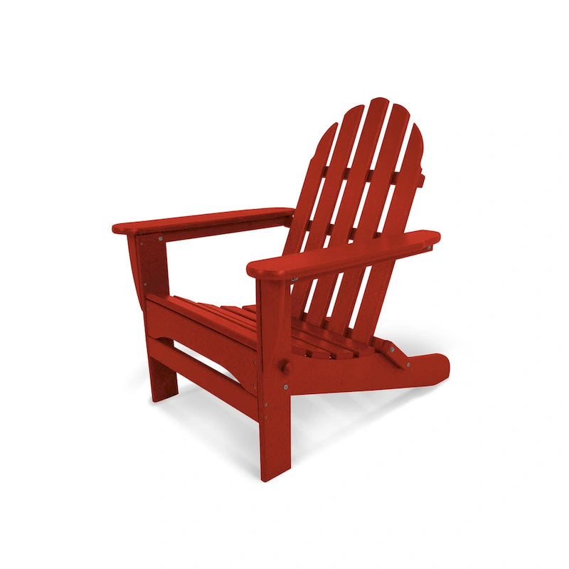 Chaise Adirondack pliante classique d'extérieur POLYWOOD