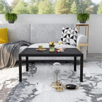 Table basse Maypex d'extérieur en lattes d'acier