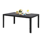 Table basse Maypex d'extérieur en lattes d'acier