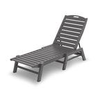 Chaise longue empilable d'extérieur POLYWOOD Nautical