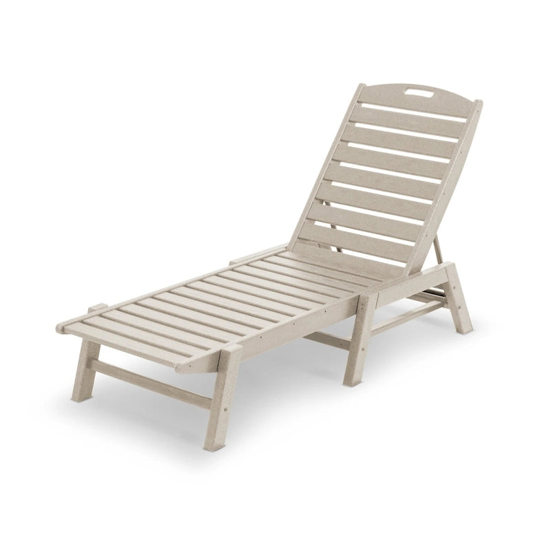 Chaise longue empilable d'extérieur POLYWOOD Nautical