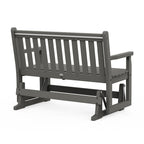 Banc planeur de jardin extérieur traditionnel POLYWOOD de 48 pouces