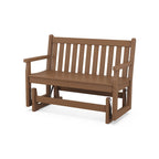 Banc planeur de jardin extérieur traditionnel POLYWOOD de 48 pouces