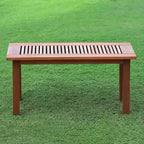 Table basse d'extérieur en bois de teck Surfside par Havenside Home