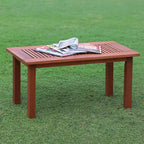 Table basse d'extérieur en bois de teck Surfside par Havenside Home
