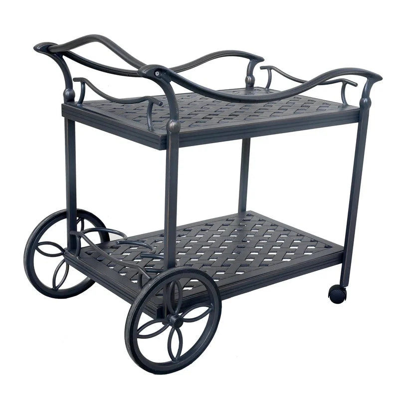 Chariot de service Ventura en fonte d'aluminium