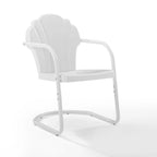 Lot de 2 fauteuils de jardin en métal Crosley Tulip - 24,5 l x 20,5 P x 32,88 H
