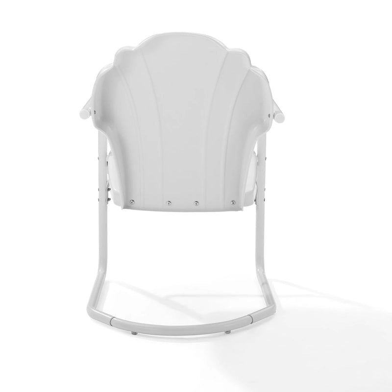 Lot de 2 fauteuils de jardin en métal Crosley Tulip - 24,5 l x 20,5 P x 32,88 H