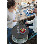 Keter Cool Bar Glacière de terrasse intérieure et extérieure et table d'appoint escamotable