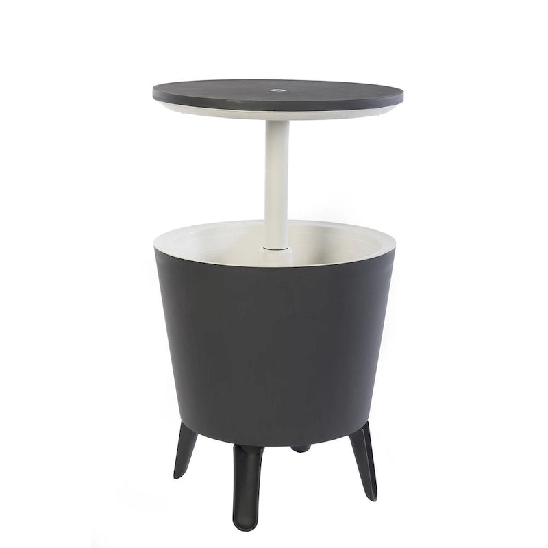 Keter Cool Bar Glacière de terrasse intérieure et extérieure et table d'appoint escamotable