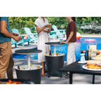 Keter Cool Bar Glacière de terrasse intérieure et extérieure et table d'appoint escamotable