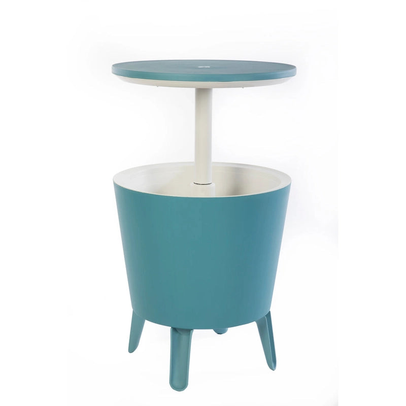 Keter Cool Bar Glacière de terrasse intérieure et extérieure et table d'appoint escamotable