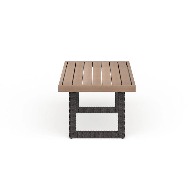 Table basse en osier d'extérieur Beaufort