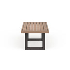 Table basse en osier d'extérieur Beaufort