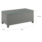 Table basse en osier Bradenton