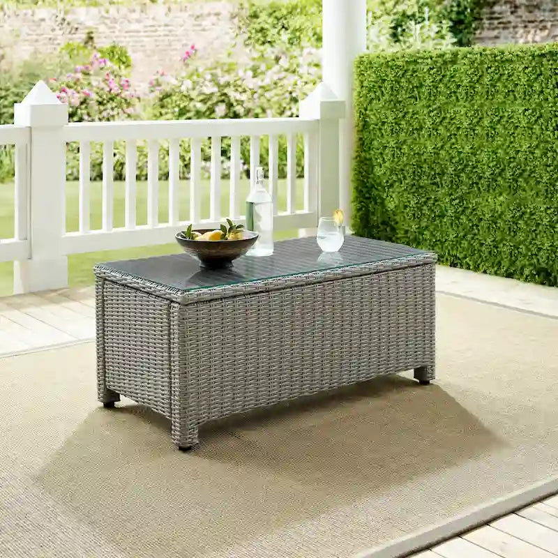 Table basse en osier Bradenton