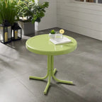Table d'appoint rétro en métal Crosley, couleur citron vert