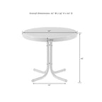 Table d'appoint rétro en métal Crosley, couleur citron vert