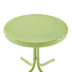 Table d'appoint rétro en métal Crosley, couleur citron vert