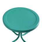 Table d'appoint en métal de style rétro Crosley, turquoise