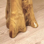 Table d'appoint en teck Greenage à bords naturels