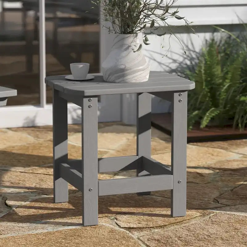 Table d'appoint Adirondack en polymère tout temps - Table de patio