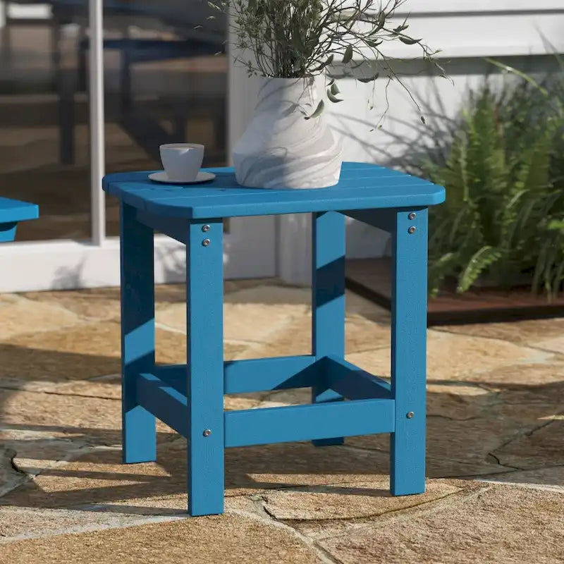 All-Weather Poly Resin Adirondack Side Table - Patio Table