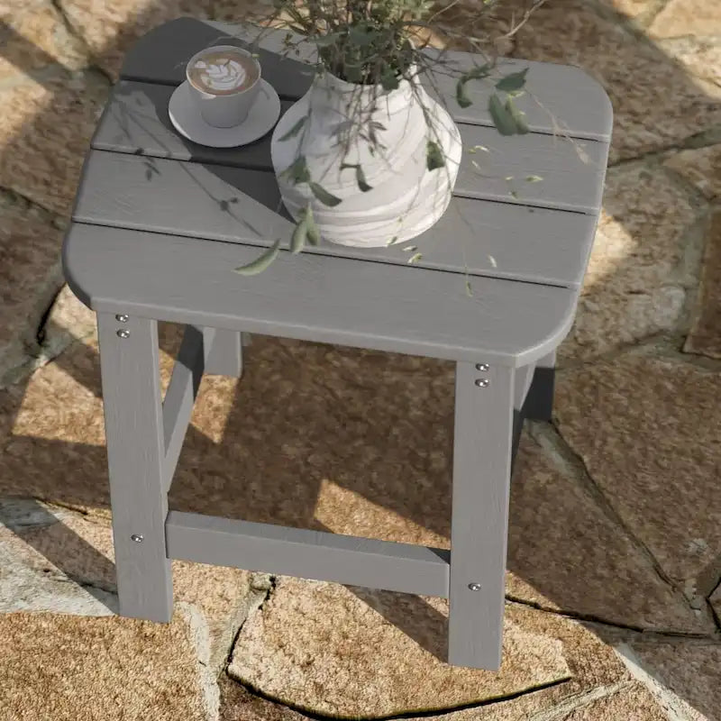 Table d'appoint Adirondack en polymère tout temps - Table de patio