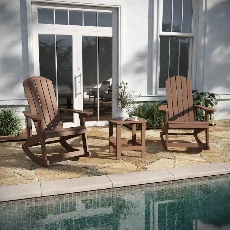 Table d'appoint Adirondack en polymère tout temps - Table de patio