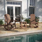 Table d'appoint Adirondack en polymère tout temps - Table de patio