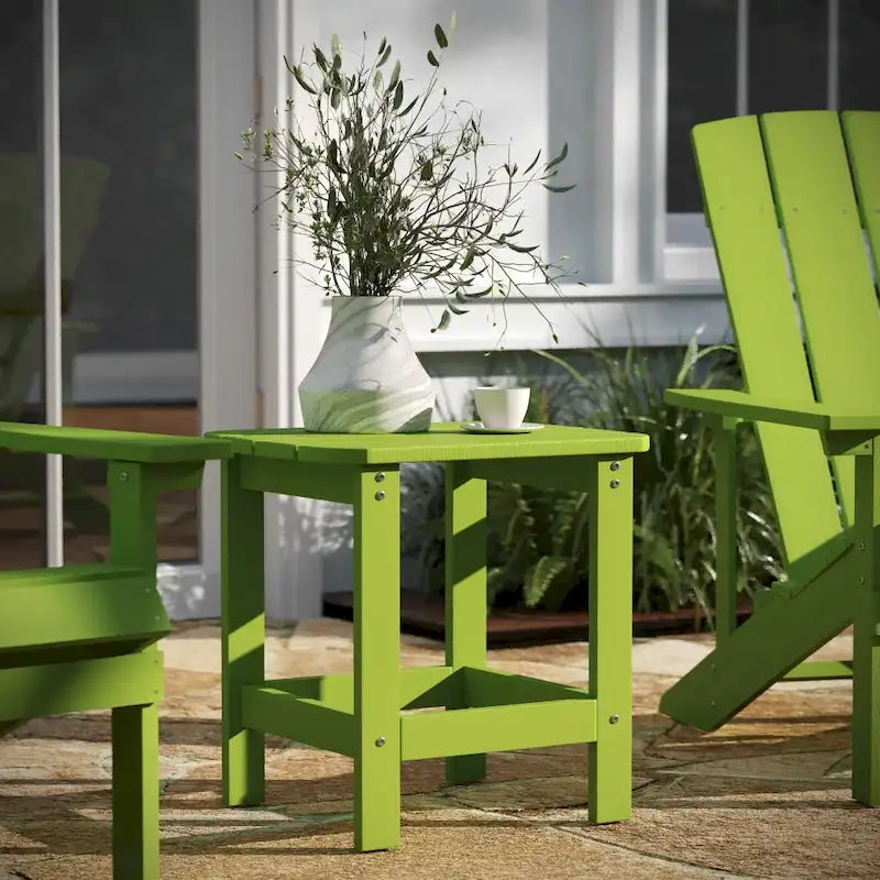 Table d'appoint Adirondack en polymère tout temps - Table de patio
