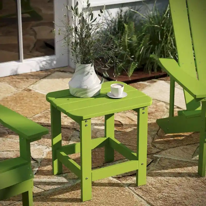 Table d'appoint Adirondack en polymère tout temps - Table de patio