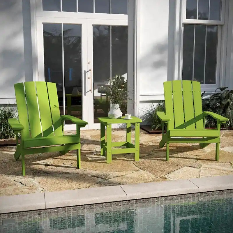 Table d'appoint Adirondack en polymère tout temps - Table de patio