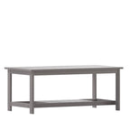 Table basse Adirondack à 2 niveaux en polyrésine, pour l'intérieur et l'extérieur