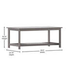 Table basse Adirondack à 2 niveaux en polyrésine, pour l'intérieur et l'extérieur