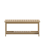 Table basse Adirondack à 2 niveaux en polyrésine, pour l'intérieur et l'extérieur
