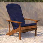 Chaises Adirondack d'intérieur/extérieur avec coussins - Lot de 2